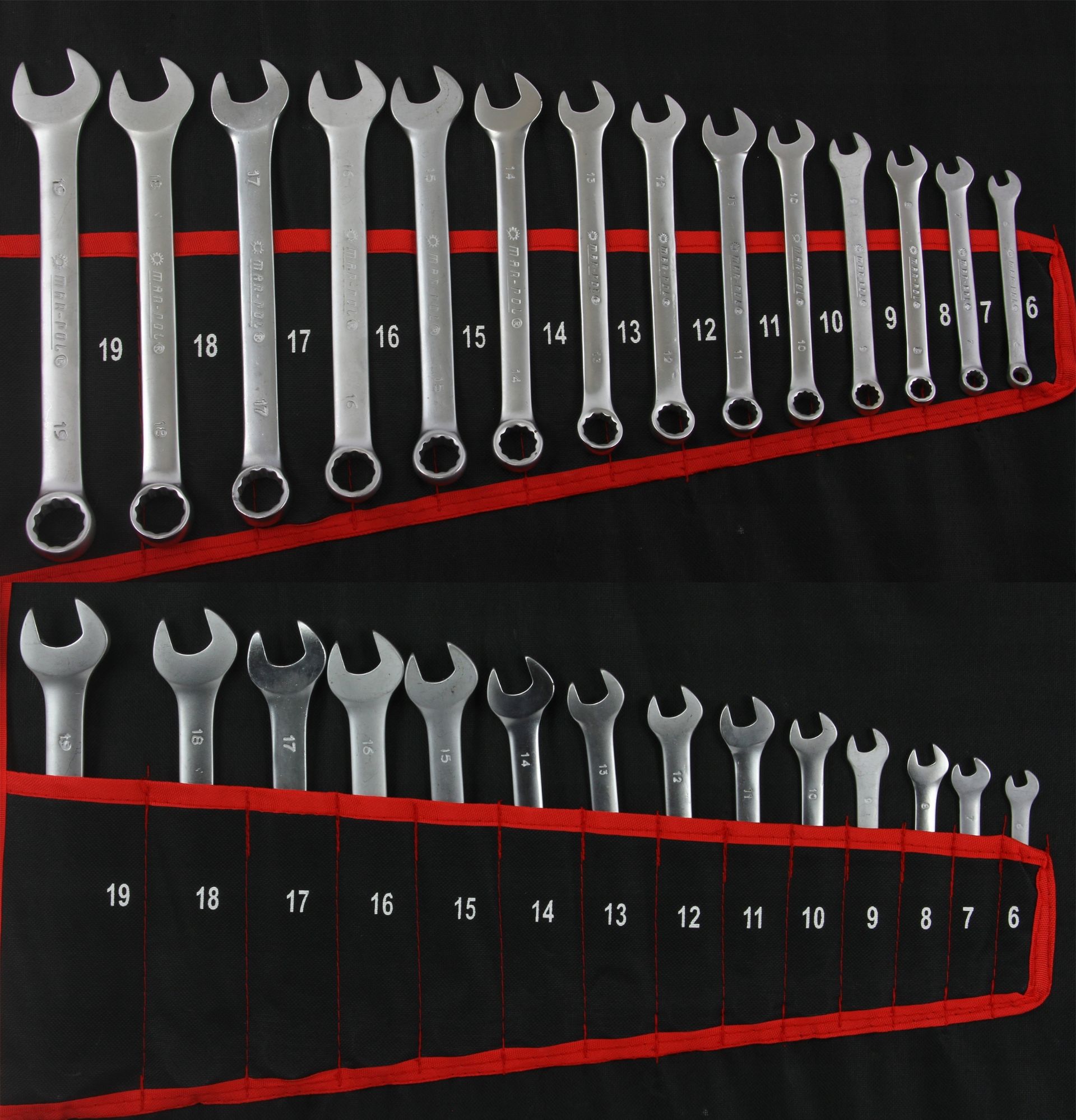 KLUCZE PŁASKO-OCZKOWE 47pcsbgfv KLUCZE PLASKO OCZKOWE 47pcsbgfv