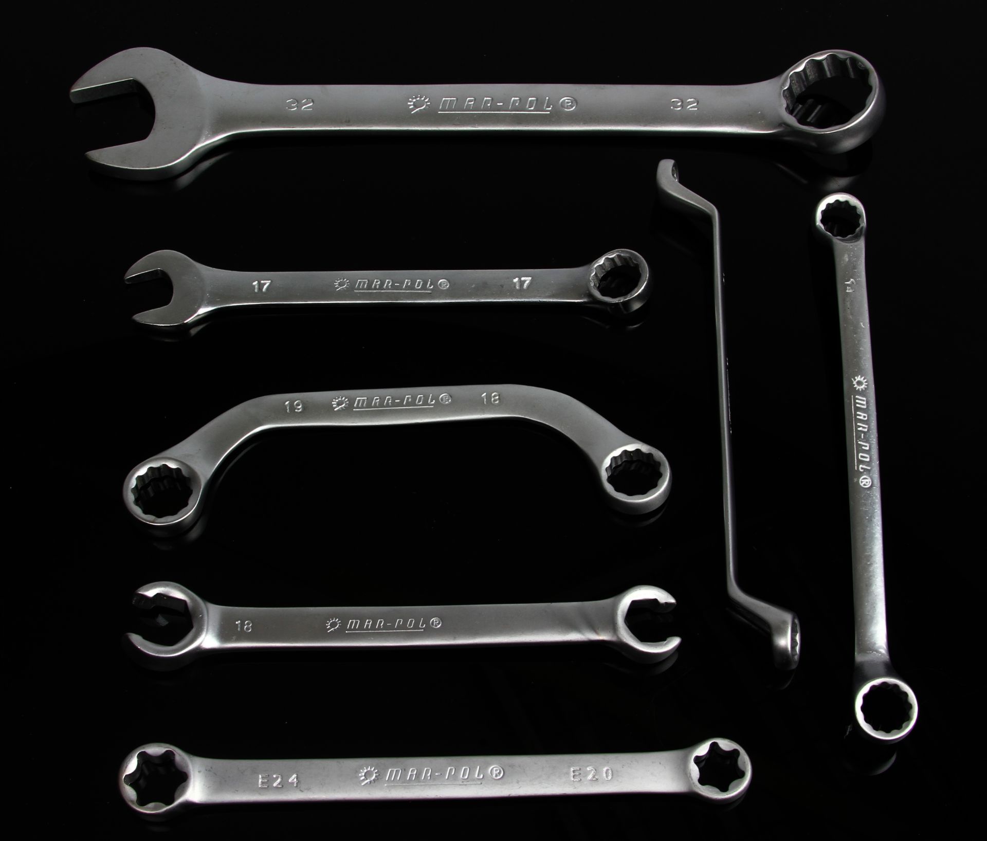 KLUCZE PŁASKO-OCZKOWE 47pcsc KLUCZE PLASKO OCZKOWE 47pcsc