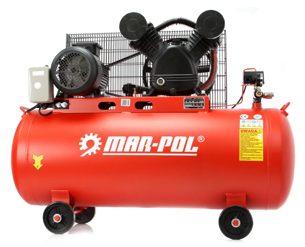 Kompresor 200L V2 MAR-POL 600 l/min 400V 10Bar Kompresor 200L V2 MAR-POL 600 l/min 400V 10Bar - obrazek 2