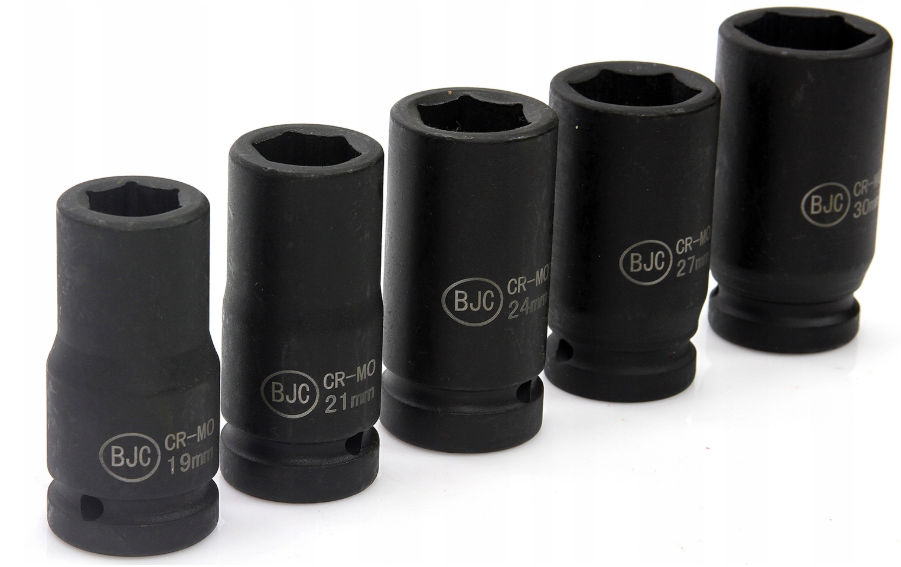 Nasadki udarowe 3/4" 19-30mm 5 sztuk BJC Nasadki udarowe 3/4" 19-30mm 5 sztuk BJC - obrazek 3