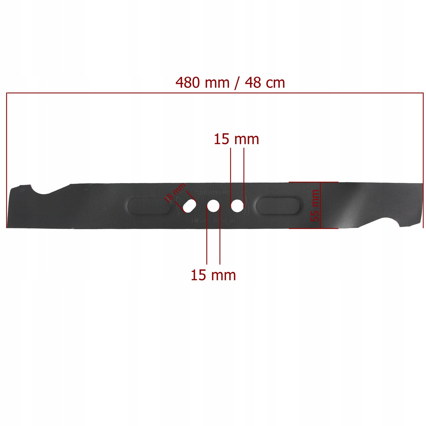 NÓŻ DO KOSIARKI SPALINOWEJ OSTRZE 48 CM 1 NÓŻ DO KOSIARKI SPALINOWEJ OSTRZE 48 CM 1