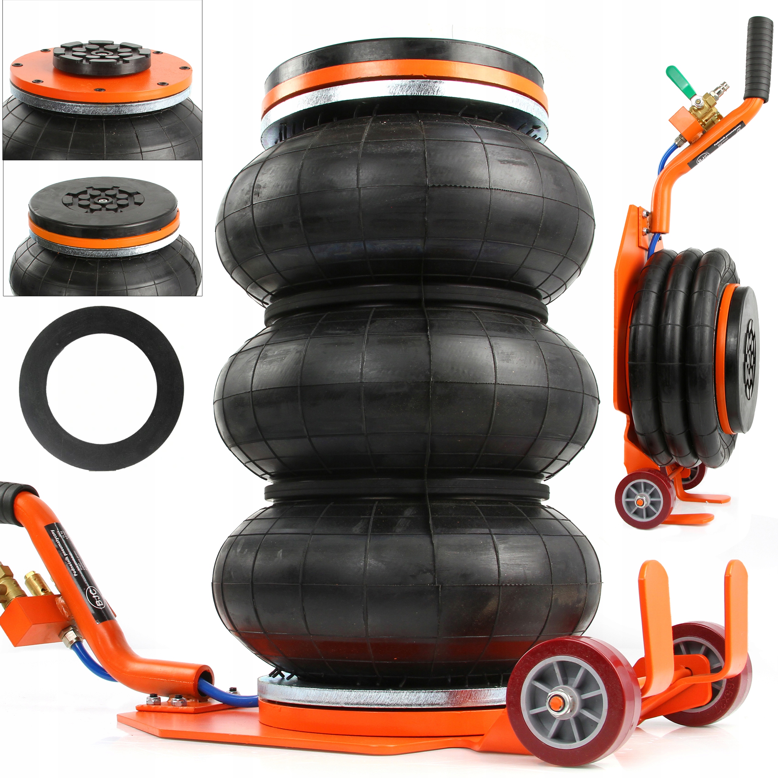 guma 3500KG PODNOŚNIK PNEUMATYCZNY BAŁWANEK 3.5T + GUMA guma 3500KG PODNOSNIK PNEUMATYCZNY BALWANEK 3.5T GUMA