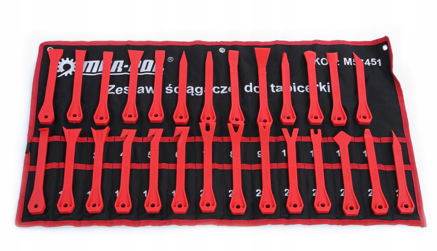 ZESTAW ŚCIĄGACZY DO TAPICERKI 27el. ZESTAW ŚCIĄGACZY DO TAPICERKI 27el.