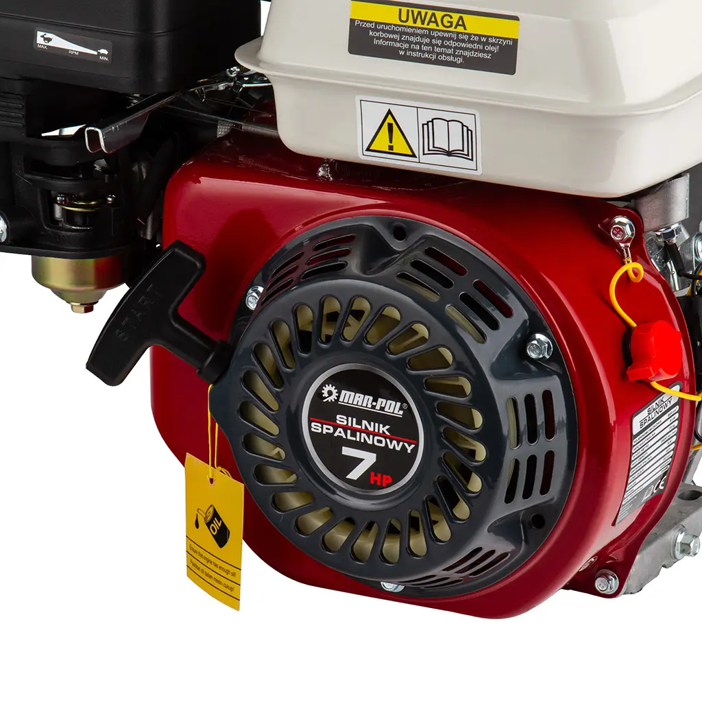 Silnik spalinowy 7.0HP / 20mm Silnik OHV 223 cm³ 7 HP do glebogryzarki i zagęszczarki