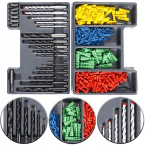 ZESTAW 300 EL WIERTEL KOLKOW ROZPOROWYCH BITOW