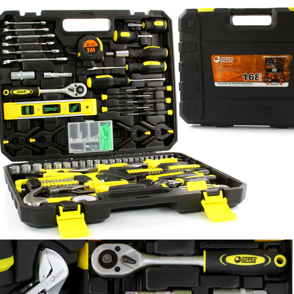 168 ZESTAW NARZĘDZI W WALIZCE 168el. 168 ZESTAW NARZEDZI W WALIZCE 168el