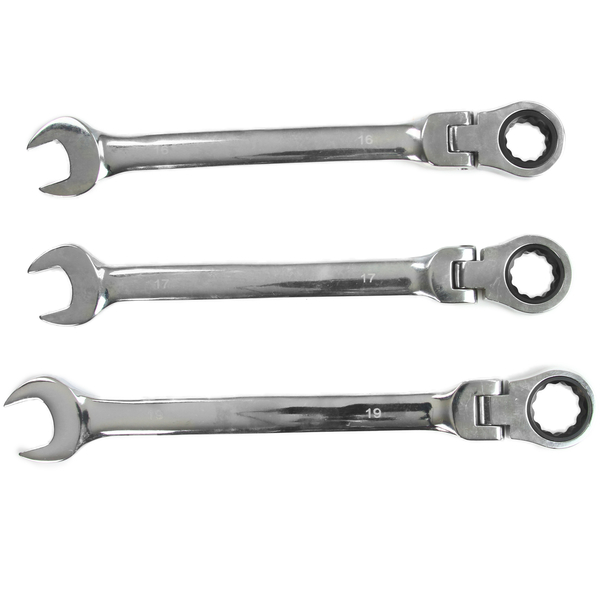 KLUCZE PŁASKO OCZKOWE Z GRZECHOTKĄ ŁAMANE 8-19 12Eb KLUCZE PLASKO OCZKOWE Z GRZECHOTKA LAMANE 8 19 12Eb