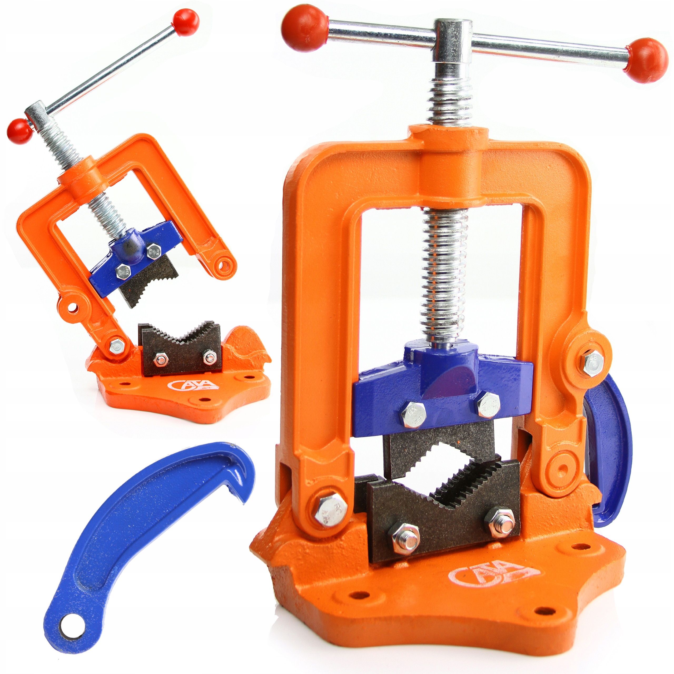 Imadło do rur hydrauliczne śrubowe żeliwne 2 Imadlo do rur hydrauliczne srubowe zeliwne 2