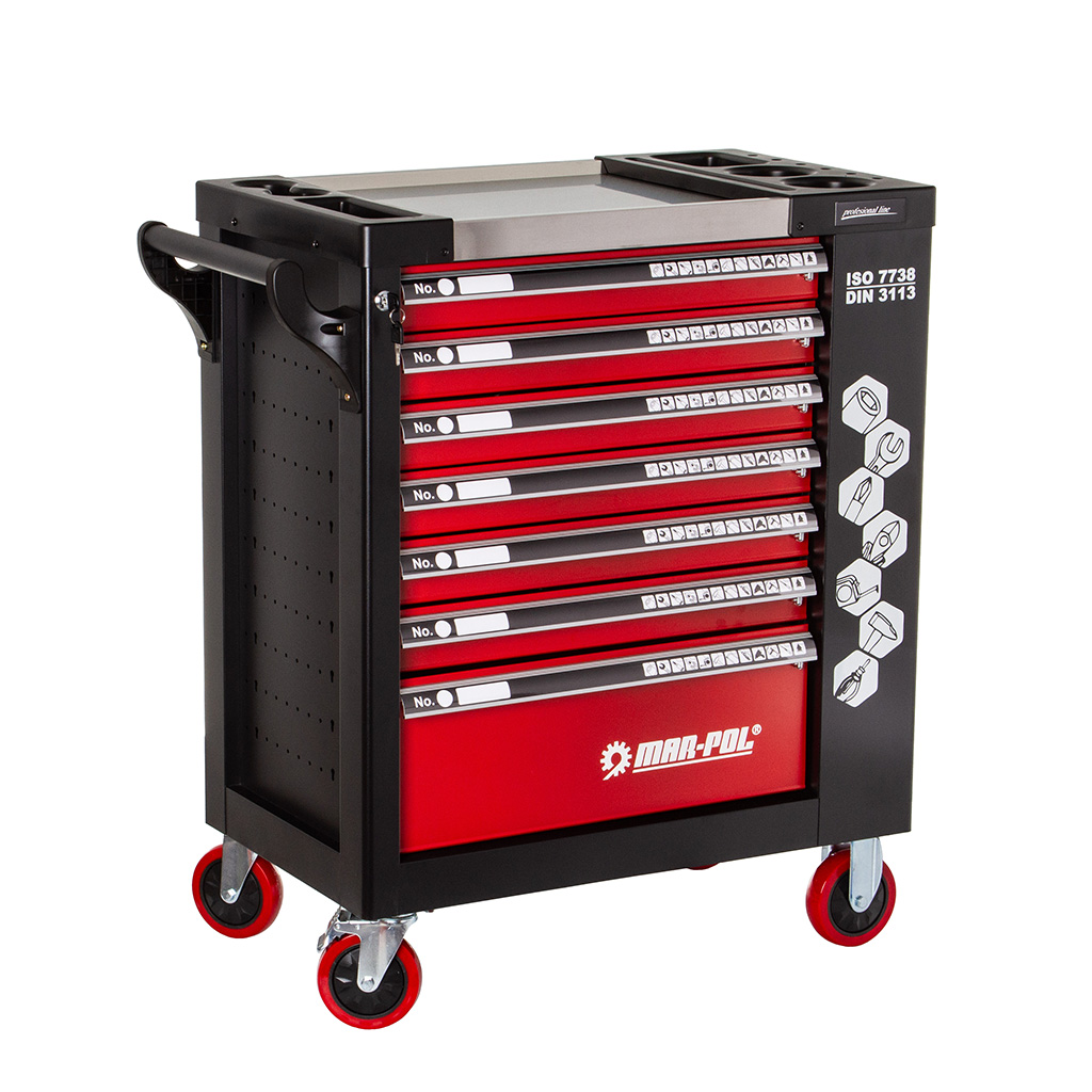 1 SZAFKA SERWISOWA 7-SZUFLAD MAR-POL 263el. 1 SZAFKA SERWISOWA 7 SZUFLAD MAR POL 263el