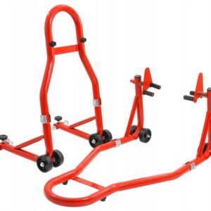2x STOJAK MOTOCYKLOWY PODNOSNIK NA PRZOD TYL MOTOCYKL MOTOR PRZEDNI TYLNI