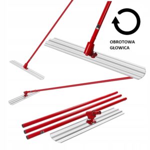 LISTWA WIBRACYJNA LATA DO WYGLADZANIA BETONU RECZNA 120x20cm 54m 1