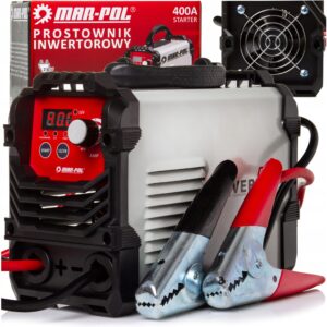 PROSTOWNIK INWERTOROWY 12V 24V Z ROZRUCHEM ladowania AKUMULATOROW 400A