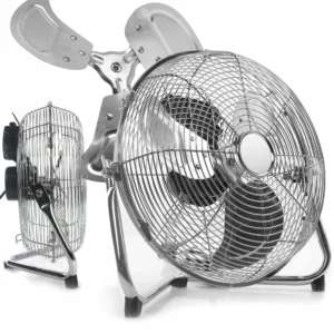 metalowy wentylator podłogowy 50W 30 cm