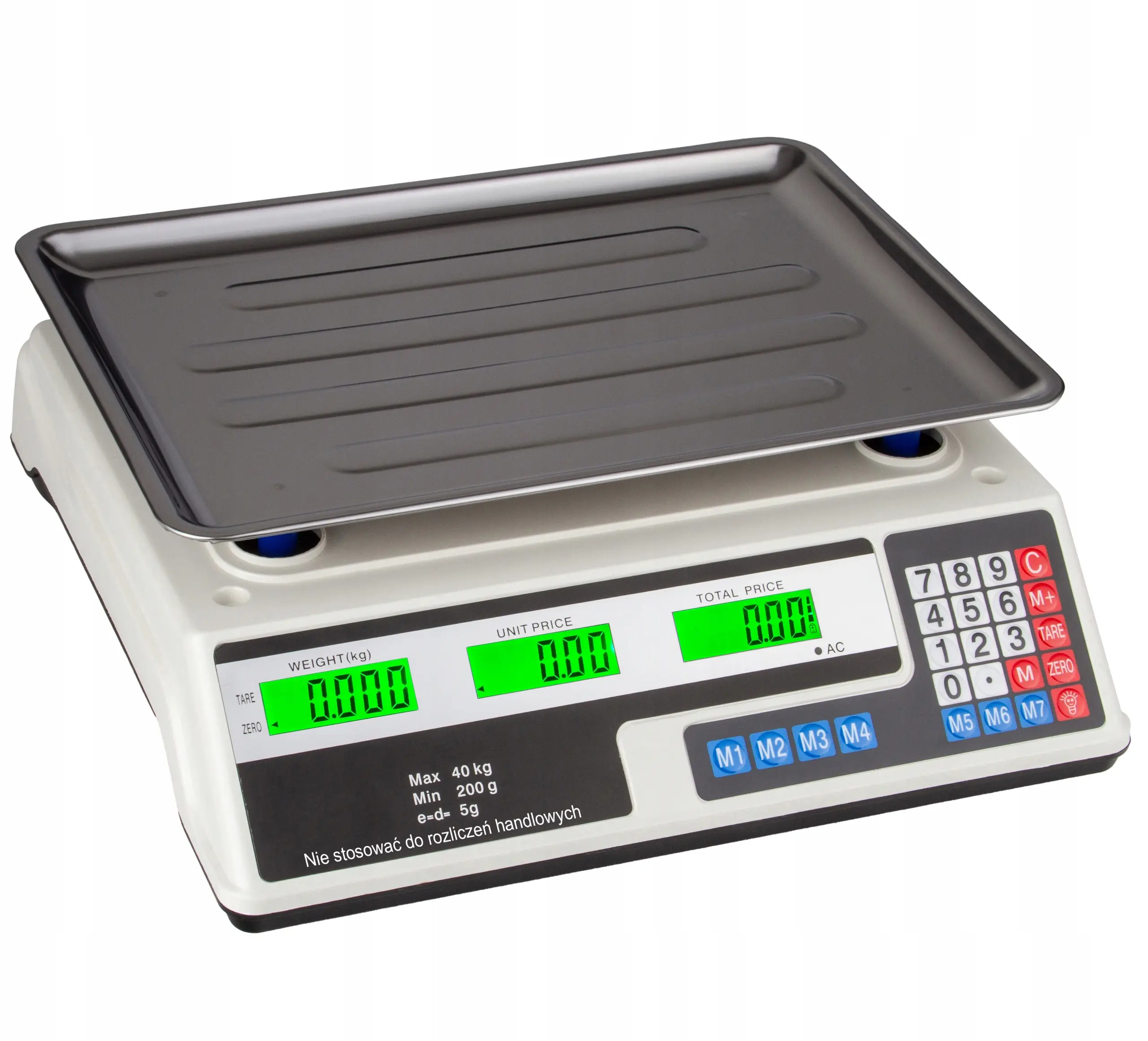 Waga magazynowa bezprzewodowa 40 kg LCD Waga magazynowa bezprzewodowa 40 kg LCD - obrazek 2