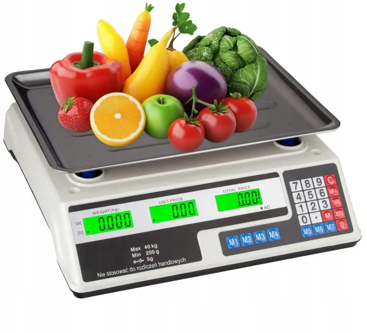 Waga magazynowa bezprzewodowa 40 kg LCD waga magazynowa elektryczna sklepowa 40kg