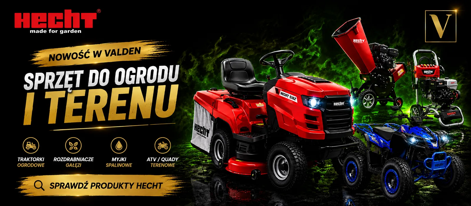 Sprzęt HECHT do ogrodu i terenu
