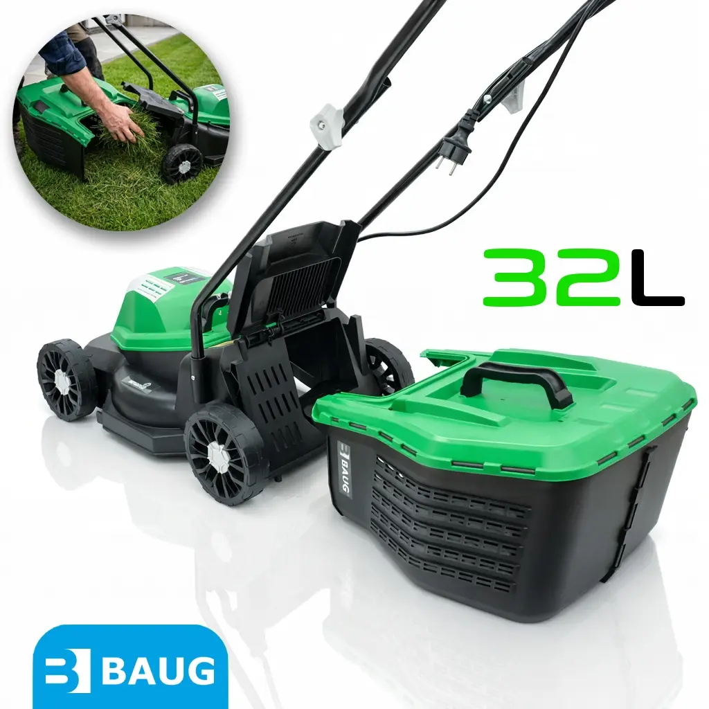KOSIARKA ELEKTRYCZNA 1300W 32cm BAUG KOSIARKA ELEKTRYCZNA 1300W 32cm BAUG - obrazek 4