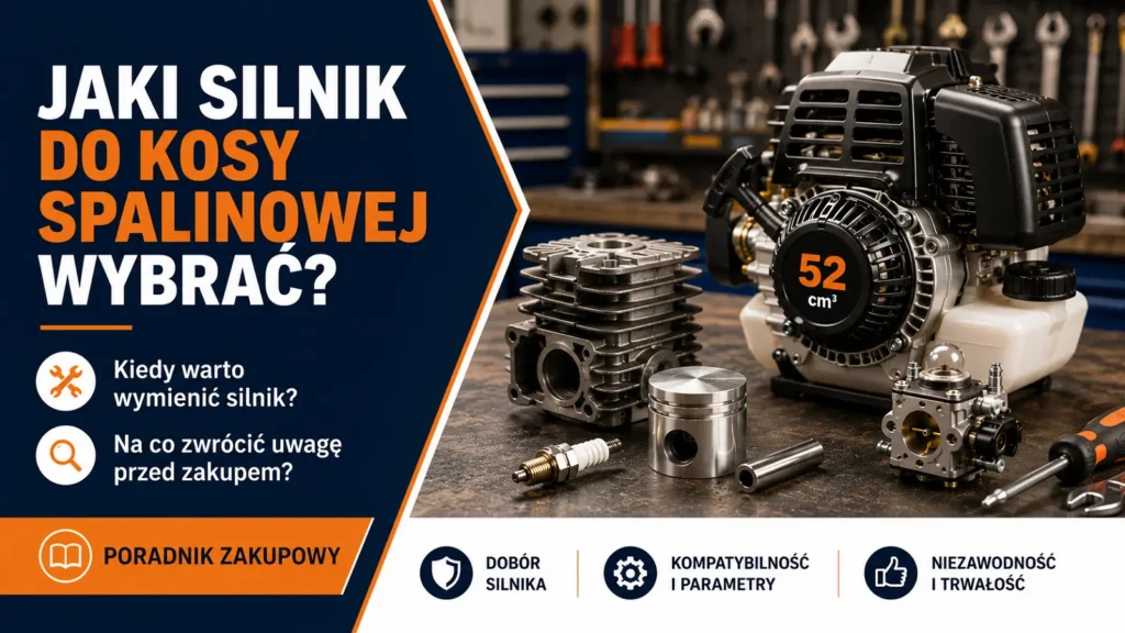 Jaki silnik do kosy spalinowej wybrać? Kiedy wymienić silnik? Silnik do kosy spalinowej – poradnik wyboru nowego silnika oraz wskazówki, kiedy warto wymienić jednostkę napędową.