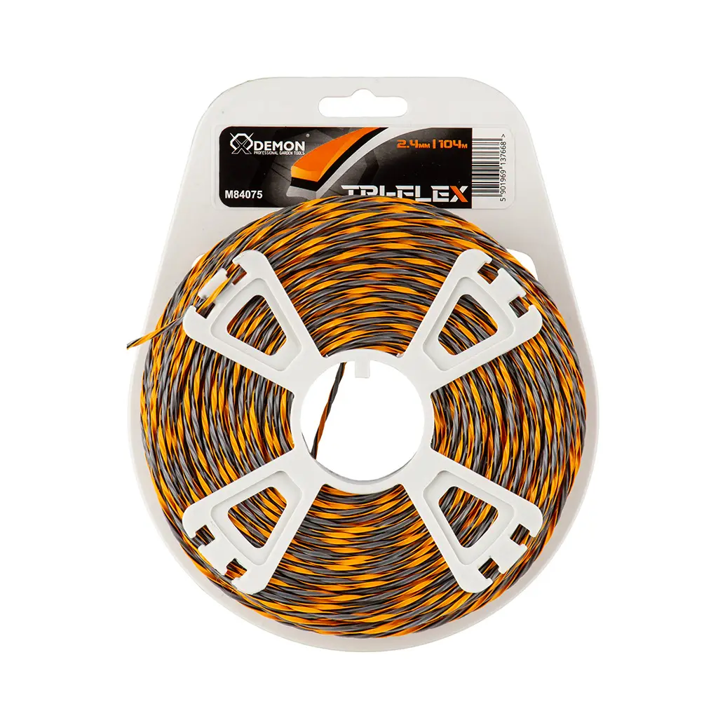 Żyłka tnąca DEMON Tri-Flex 2,4 mm 104 m Żyłka tnąca DEMON Tri-Flex 2,4 mm 104 m do kos spalinowych