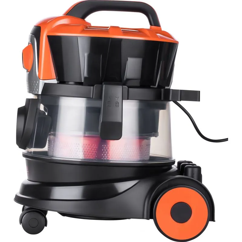 Bezworkowy odkurzacz warsztatowy KRAFT&DELE KD5149 2000 W 9 l Bezworkowy odkurzacz przemysłowy KRAFT&DELE KD5149 widok z boku