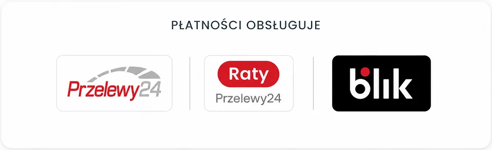 Płatności online Przelewy24, BLIK i Raty na Valden.pl