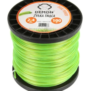 Żyłka tnąca DEMON Dual Power 2,4 mm 100 m gwiazdka zbrojona