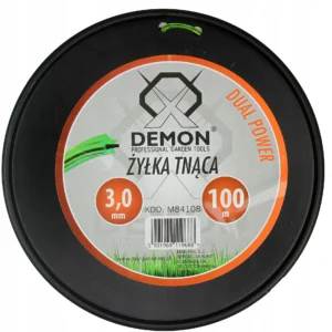Żyłka tnąca DEMON Dual Power 3,0 mm 100 m gwiazdka zbrojona