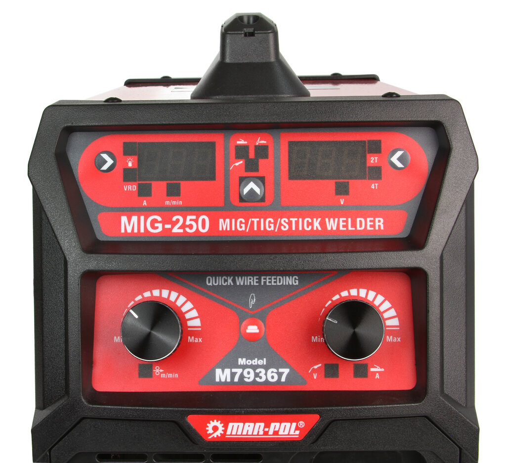 Spawarka MIG 250A MAR-POL M79364 MIG MAG MMA TIG 3w1 230V Spawarka MIG 250A MAR-POL M79364 MIG MAG MMA TIG 3w1 230V - obrazek 3