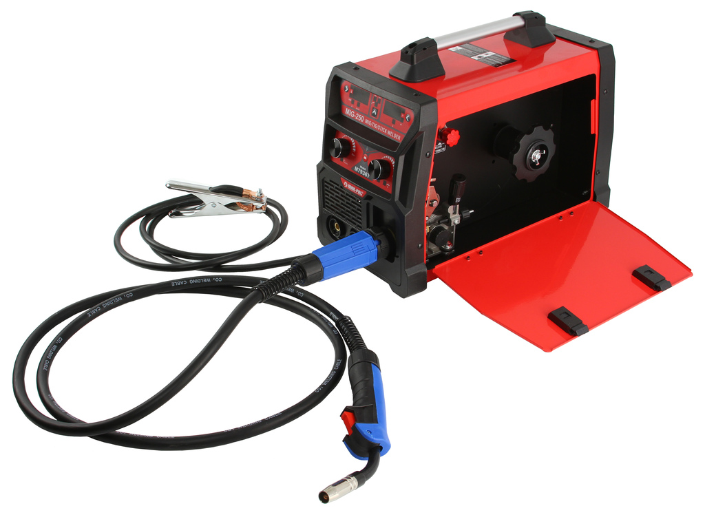 Spawarka MIG 250A MAR-POL M79364 MIG MAG MMA TIG 3w1 230V Spawarka MIG 250A MAR-POL M79364 MIG MAG MMA TIG 3w1 230V - obrazek 2