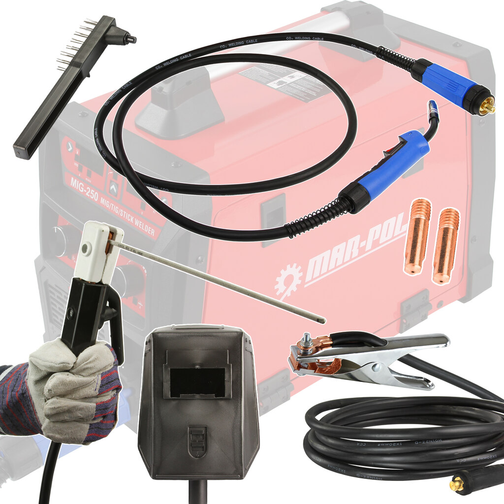 Spawarka MIG 250A MAR-POL M79364 MIG MAG MMA TIG 3w1 230V Spawarka MIG 250A MAR-POL M79364 MIG MAG MMA TIG 3w1 230V - obrazek 5
