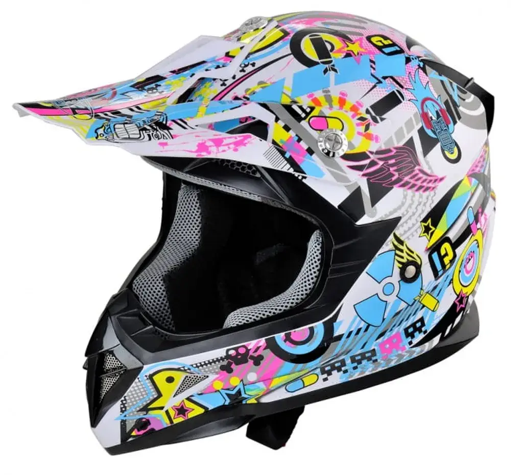 Kask do quada i motocykla HECHT 51915 XS – 53–54 cm Kask do quada HECHT 51915 XS