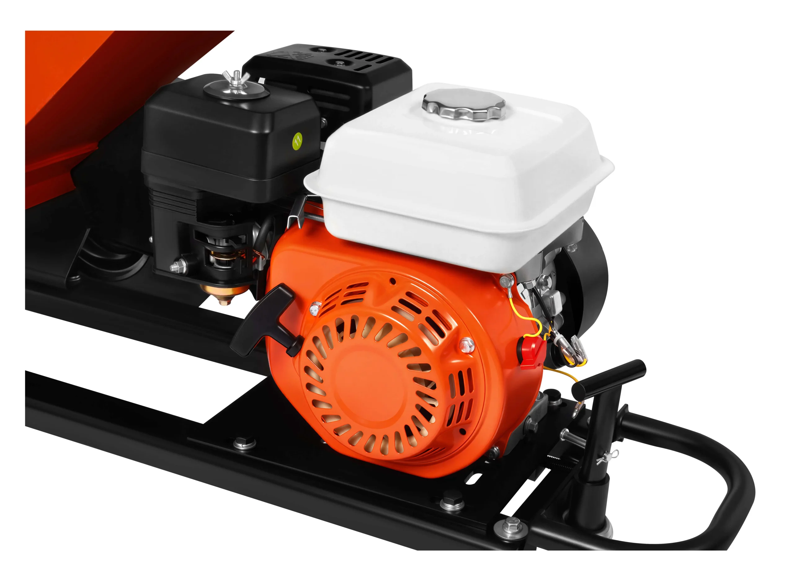 Rozdrabniacz do gałęzi spalinowy 7 KM KRAFT&DELE KD5215 Silnik OHV 212 cm³ 7 KM rozdrabniacza KD5215
