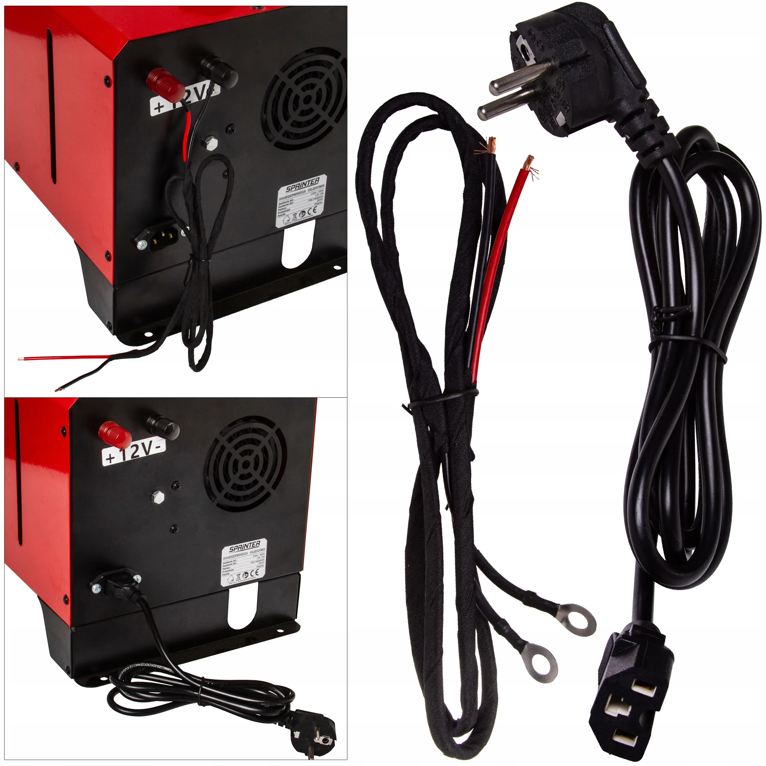 Zestaw kabli do Webasto 12V/230V – nagrzewnica 8/12 kW zestaw kabli do Webasto 12V 230V do nagrzewnicy 8 kW 12 kW