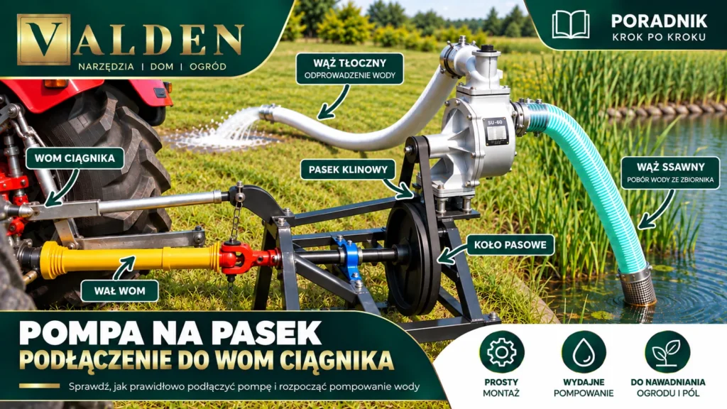 Pompa na pasek – jak działa, jak dobrać i kiedy warto? pompa na pasek,pompa do wody na pasek,pompa na pasek klinowy,pompa do wody na pasek klinowy,pompa wody na WOM